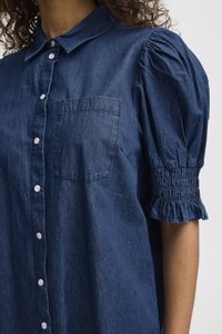ICHI BORGIE - Skjorta - washed dark blue