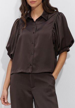 HILLY - Overhemdblouse - dark brown