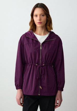 Jimmy Key DRAWSTRING HOODED - Waterproof jacket - dark purple