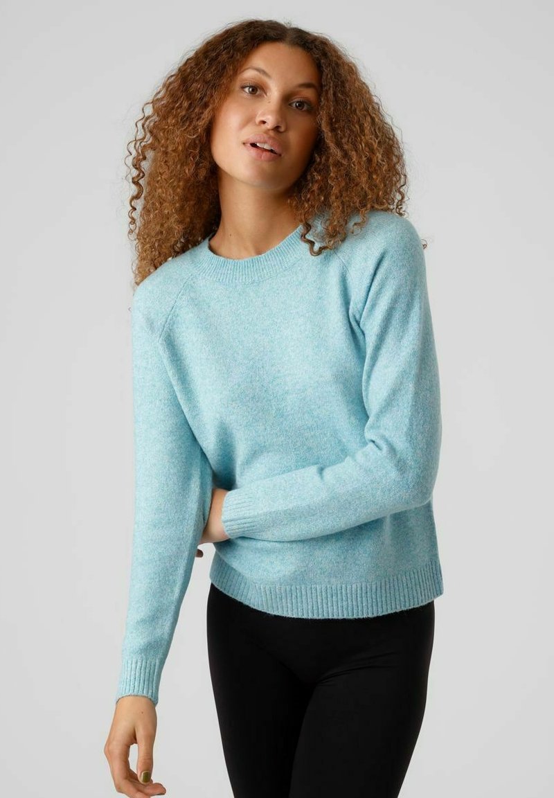 Vero Moda VMDOFFY O-NECK - Trui - scuba blue