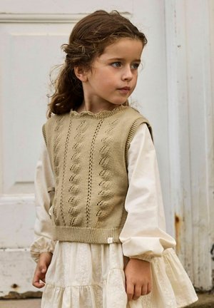 Lil' Atelier, KNITTED VEST BOW DETAIL - Pullover - twill