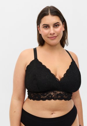 WITH BACK DETAIL - Brassière - black