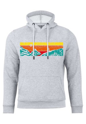 Cotton Prime MIT BERGEN LETS HIKING - Kapuzenpullover - grau