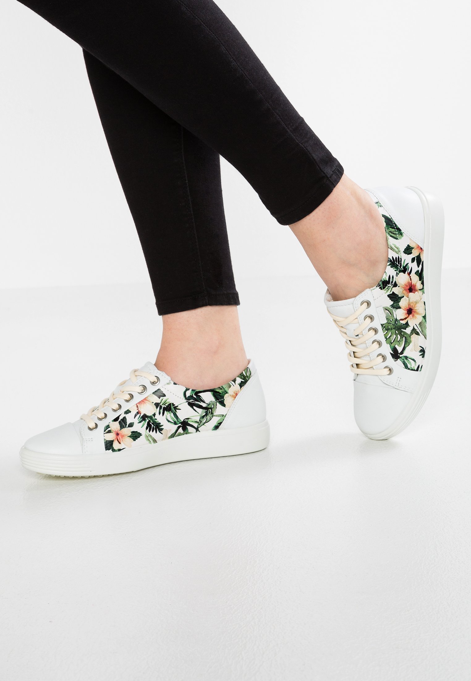 ECCO SOFT LADIES - Sneakers laag - white/meerkleurig - Zalando.nl