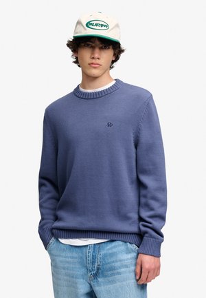 Superdry & Co, PREPPY - Striktrøje - soft navy
