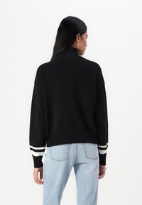 Noisy May NMTINA NECK HALF ZIP - Vesta - black