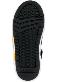 Geox J ALPHABEET - Zapatillas altas - navy yellow