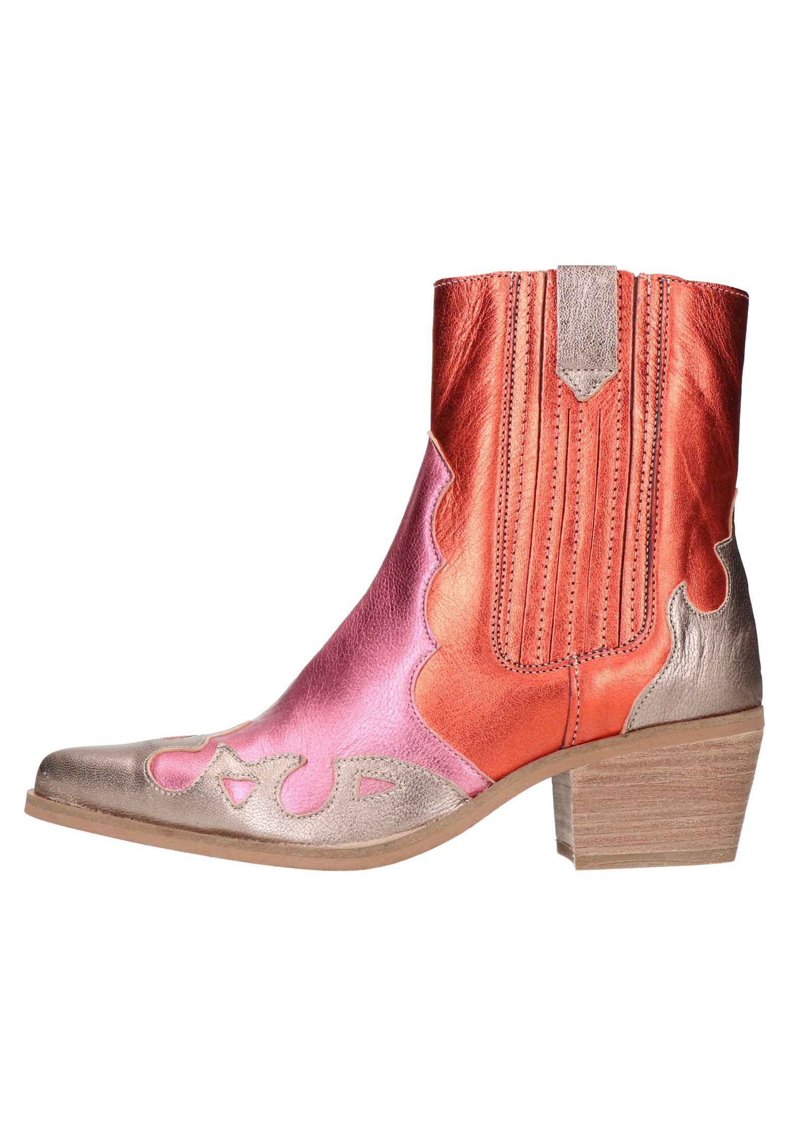 Manfield IN METALLIC-OPTIK - Cowboy-/Bikerstiefelette - bunt 