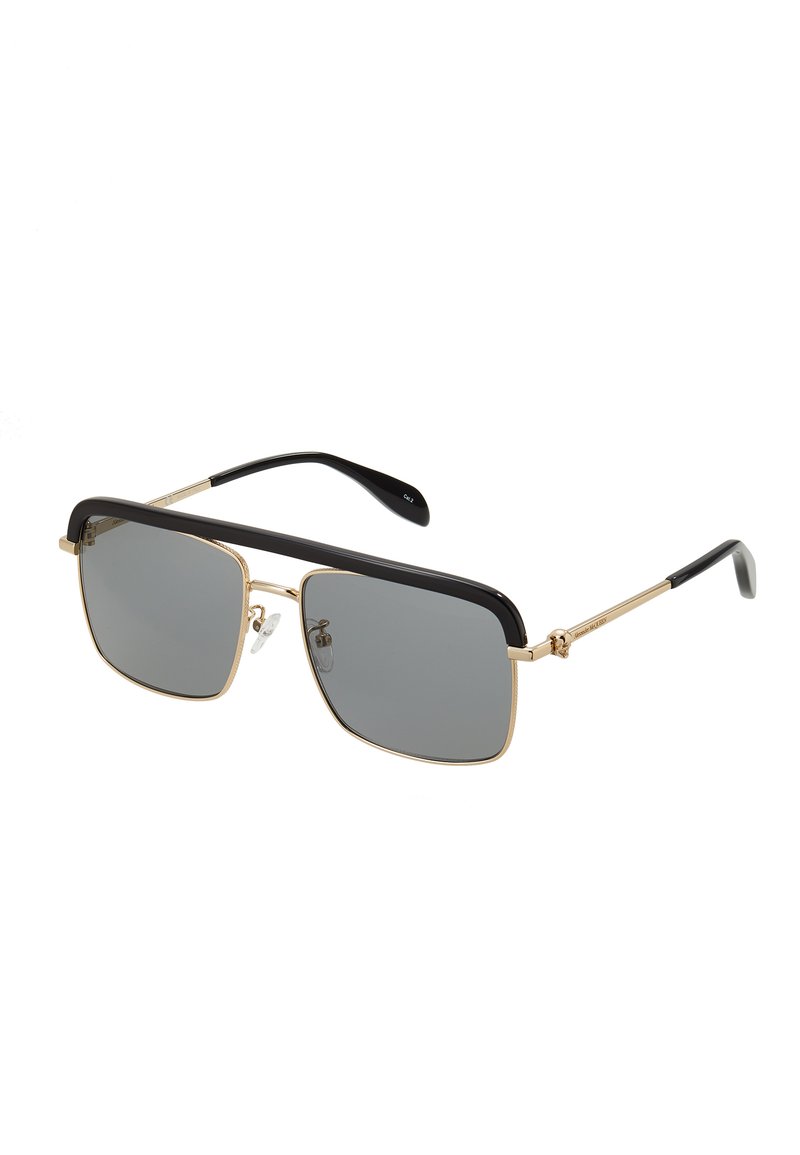 Herren Mützen, Hüte & Caps | Alexander McQueen SUNGLASS MAN Sonnenbrille gold-coloured/grey/goldfarben - SS33440 Herren Mützen, Hüte & Caps | Alexander McQueen SUNGLASS MAN Sonnenbrille gold-coloured/grey/goldfarben - SS33440