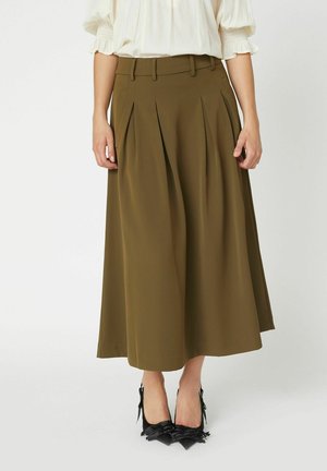 ANYACC PLEAT - Gonna a pieghe - military olive