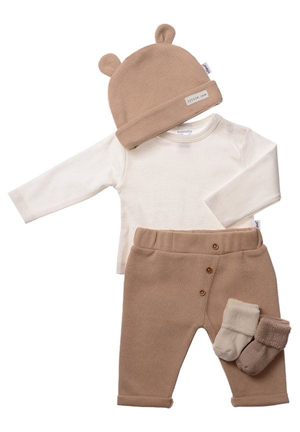 ERSTAUSSTATTUNGS-SET 5-TLG. - Mütze - beige