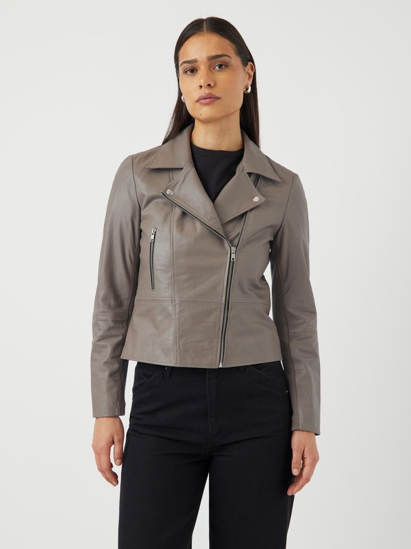 YASSOPHIE JACKET  - Lederjacke - fungi