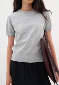 InWear KELLSIEIW - Paprasti marškinėliai - granite melange