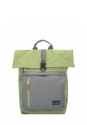 BASICS ROLLUP LAPTOPFACH - Rucksack - grün grau