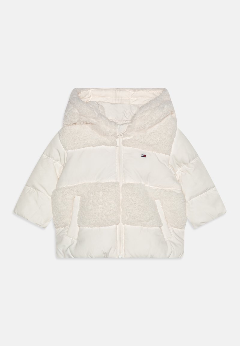 Tommy Hilfiger BABY PUFFER UNISEX - Talvitakki - ancient white
