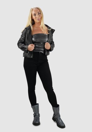 ROGUE - Cowboy-/Bikerlaarsjes - blue jeans