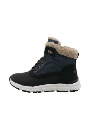 Bottines à lacets - black denim