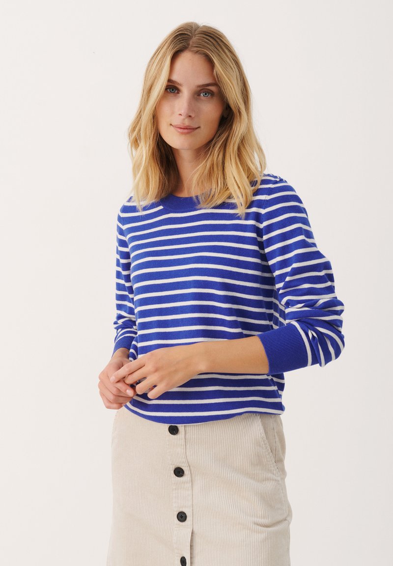 Part Two GERTIEPW Jumper bluing stripe/blue Zalando.ie