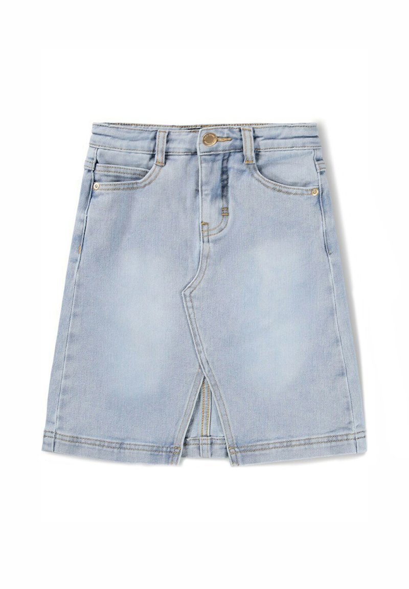 Molo A-Linien-Rock - bleached/blue denim - Zalando