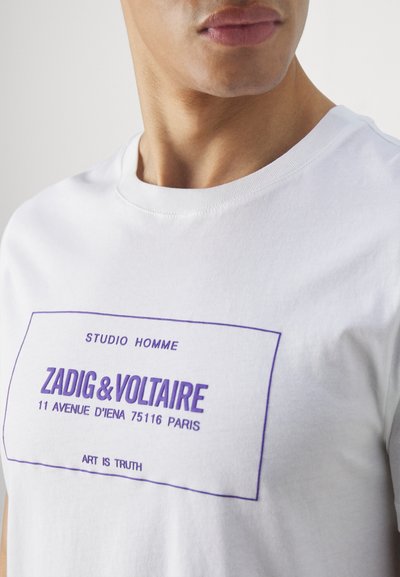 Zadig & Voltaire TED - Tricou cu imprimeu - blanc