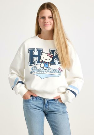Lindex, LINDEX HELLO KITTY SWEATSHIRT WITH BRUSHED INSIDE LINDEX - Sweatshirt - off white
