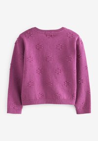 Next FLOWER BOBBLE REGULAR FIT - Kardiganas - purple