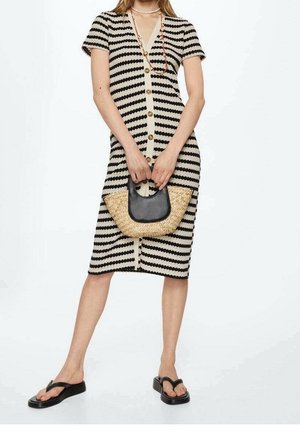 Gebreide jurk - black