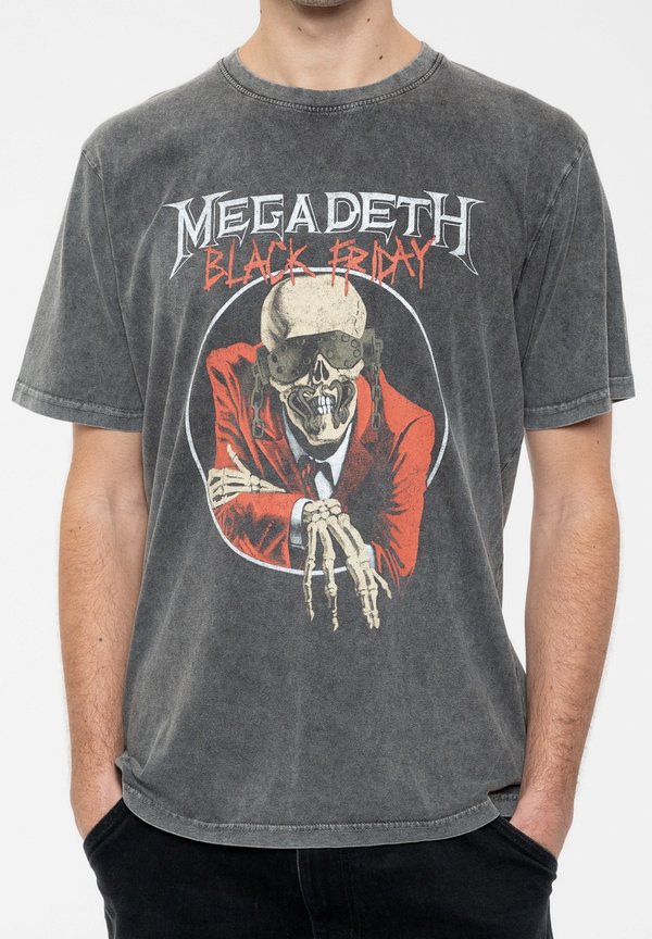 MEGADETH BLOOD BATH STONE  - Print T-shirt - charcoal2