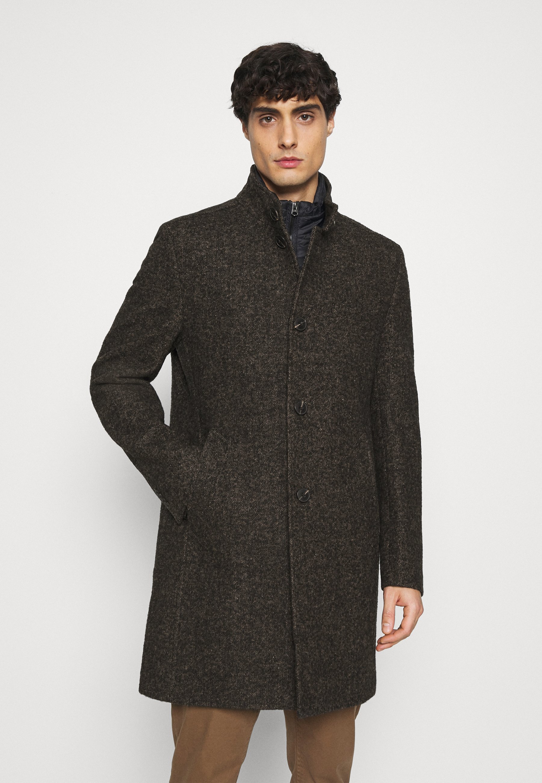 chocolate wool coat
