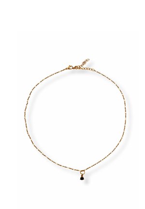 ByNouck IVORY DOTS ONYX - Ketting - gold coloured