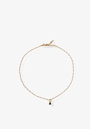 ByNouck IVORY DOTS ONYX - Ketting - gold coloured