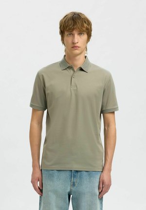 Selected Homme KURZARM - Poloshirts - vetiver
