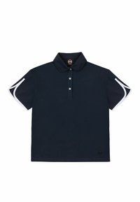 Jūras spēku polo krekls ar apkakli, trim pogām un īsām piedurknēm, ar baltām akcentēm uz pleciem. Izgatavots no mīkstas, elpojošas auduma.