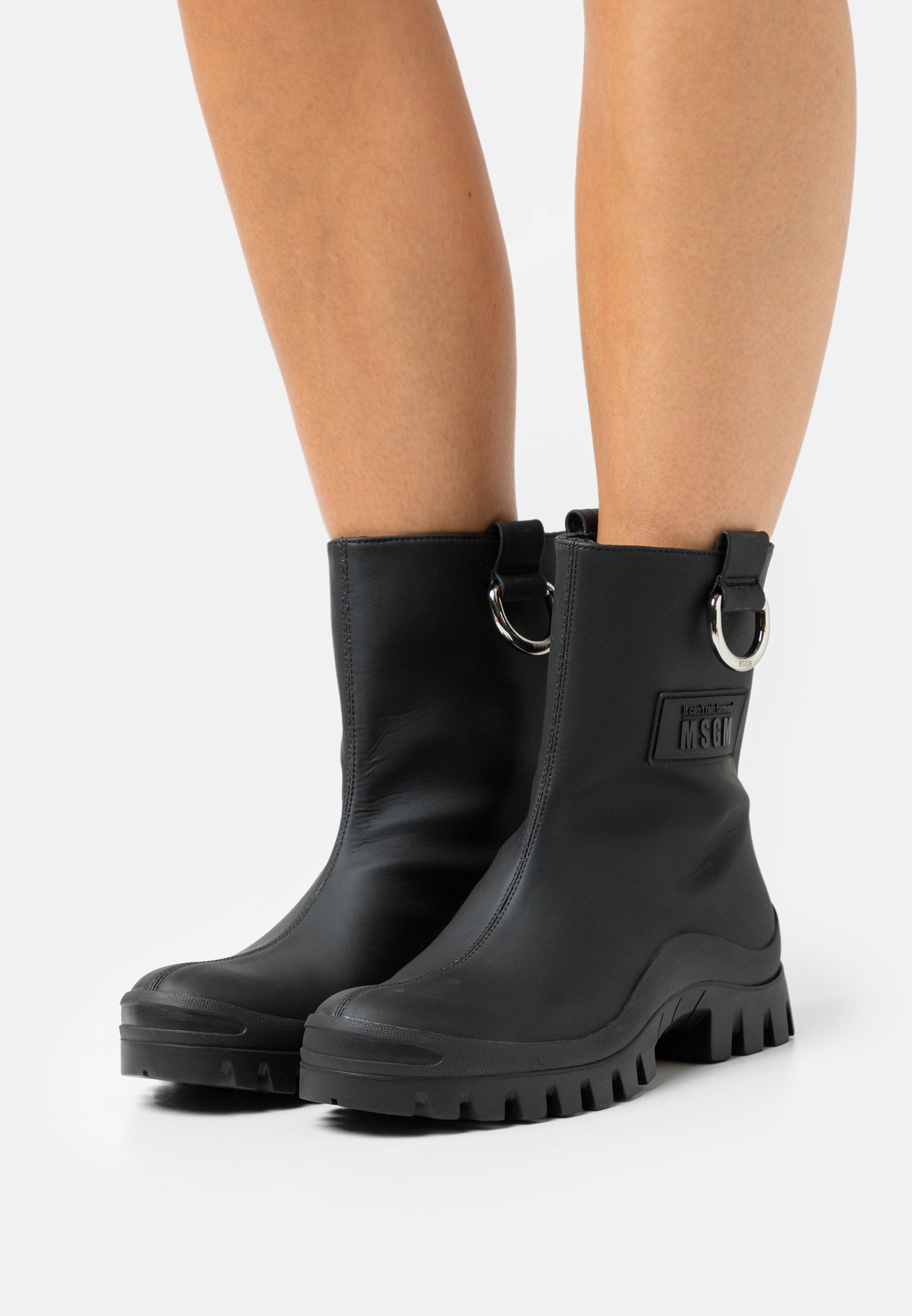 MSGM STIVALE DONNA WOMAN`S BOOT - Stivali di gomma - black/nero - Zalando.it