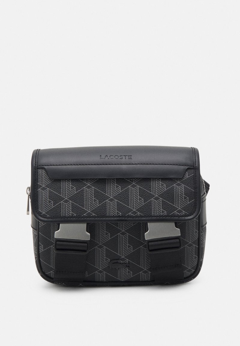 Lacoste - MESSENGER BAG THE BLEND - Cross body bag - noir gris, Enlarge