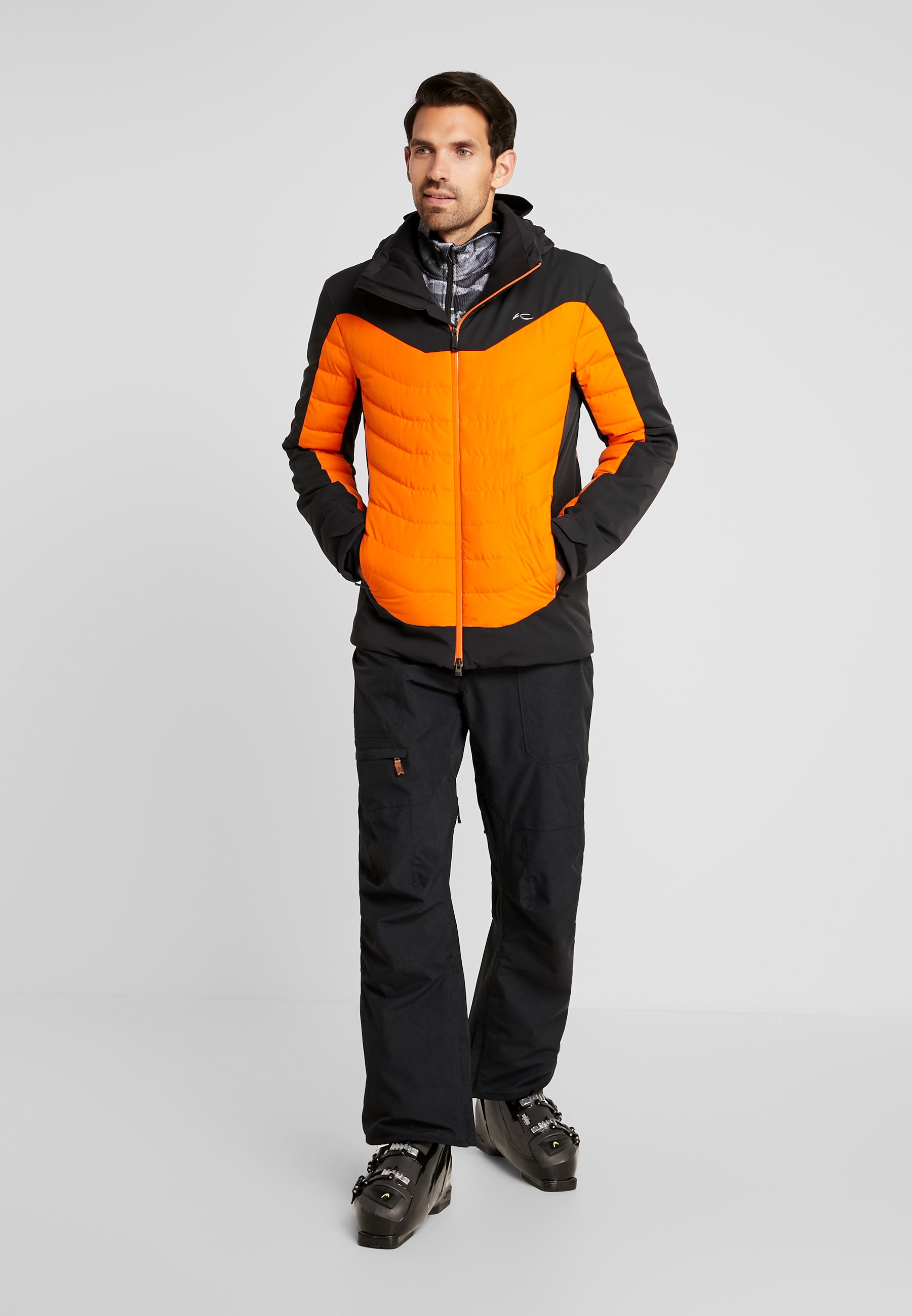 Kjus MEN SIGHT LINE JACKET Skijakke blackorange KJUS Sight Line Jacket(M) BlackKjus Orange | Hemsedal Sport
