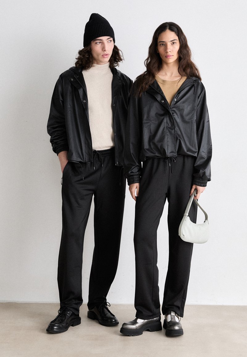 Rains Regenjas zwart-metallic
