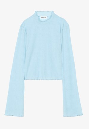 Even&Odd Pikkade varrukatega topp - light blue