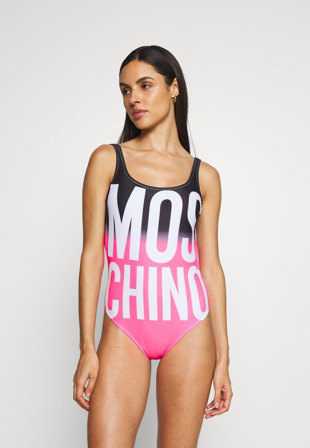 SWIMSUIT - Uimapuku - black/fuchsia