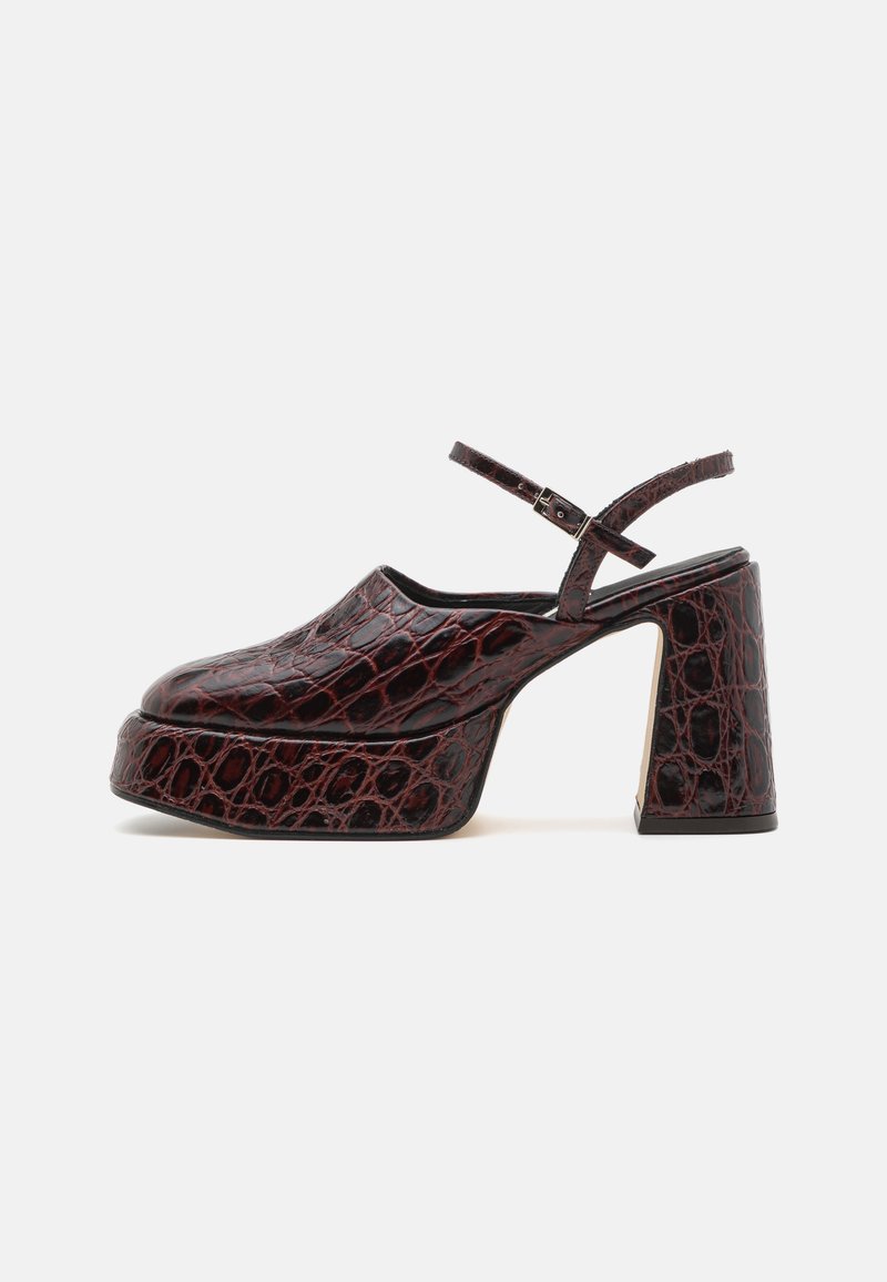 MIISTA CERI COURTS - Lodičky na vysokém podpatku - brown coco