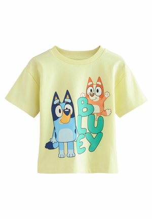 BLUEY SHORT SLEEVE - Print T-shirt - lemon yellow