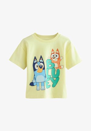 BLUEY SHORT SLEEVE - Print T-shirt - lemon yellow
