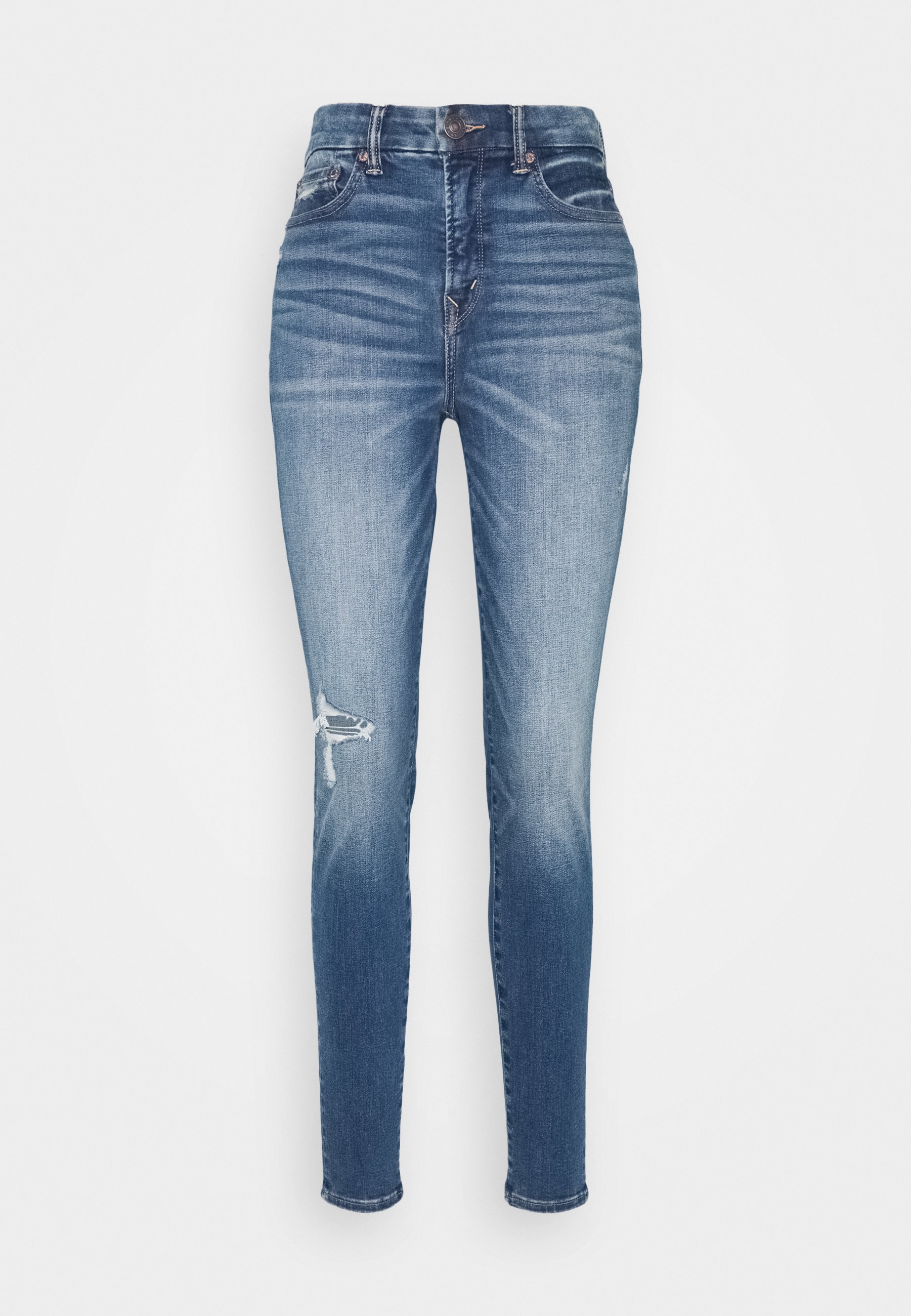 American Eagle CURVY HI RISE PREMIUM Jeans slim fit American Eagle CURVY RISE - Jeans Skinny Fit - midnight dreamer