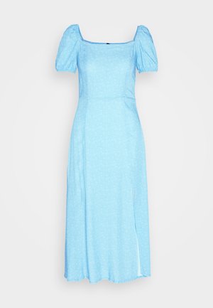 Even&Odd Kjole - light blue/white