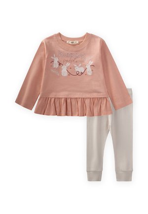 SET - Pajkice – hlače - salmon