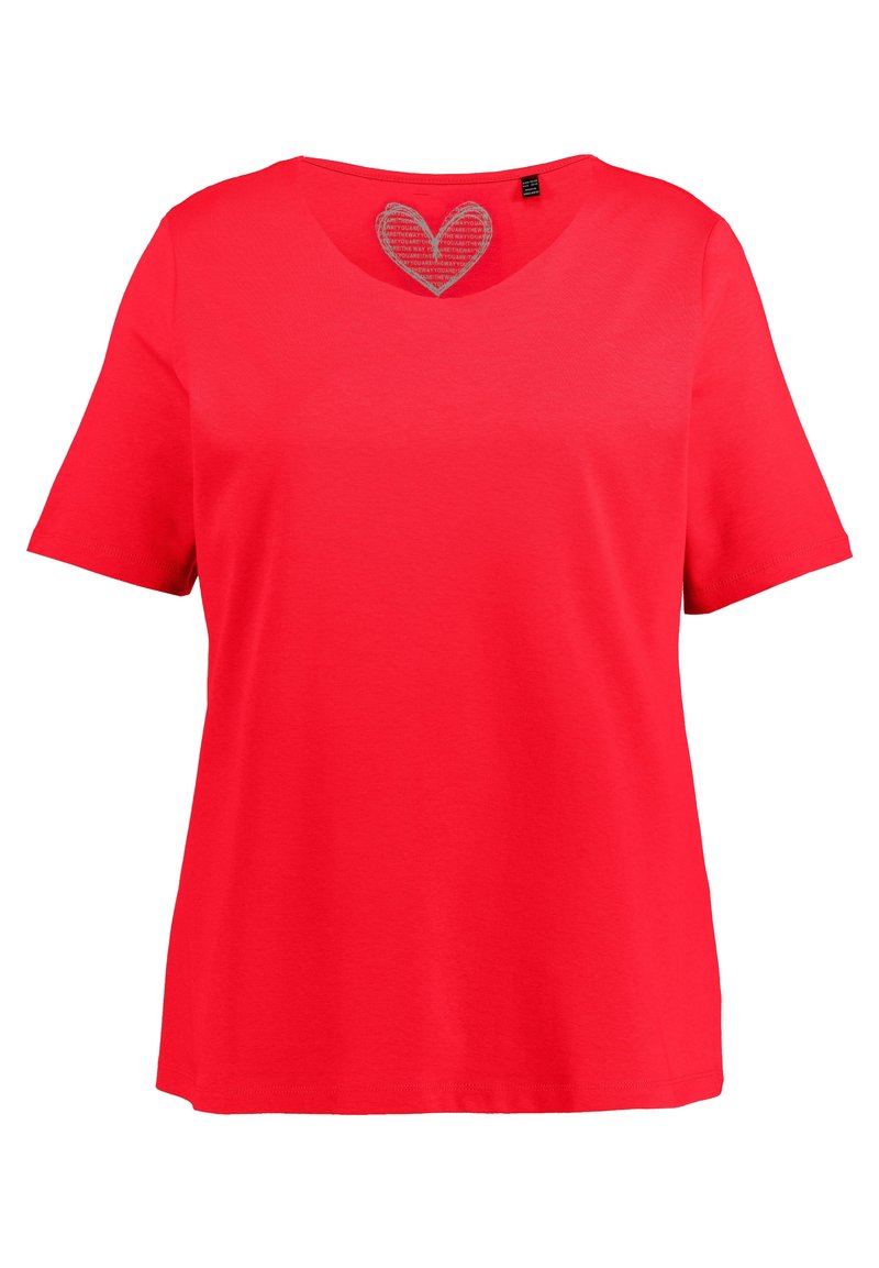 Ulla Popken T-shirt basic - red