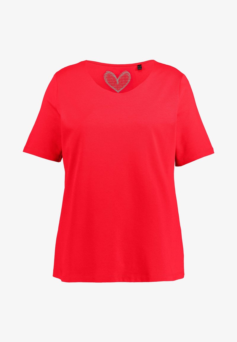 Ulla Popken T-shirt basic - red