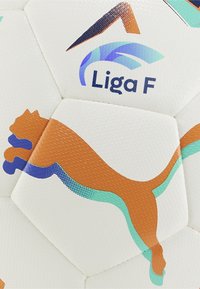 Puma ORBITA LIGA F HYBRID - Balón de fútbol - white multi colour