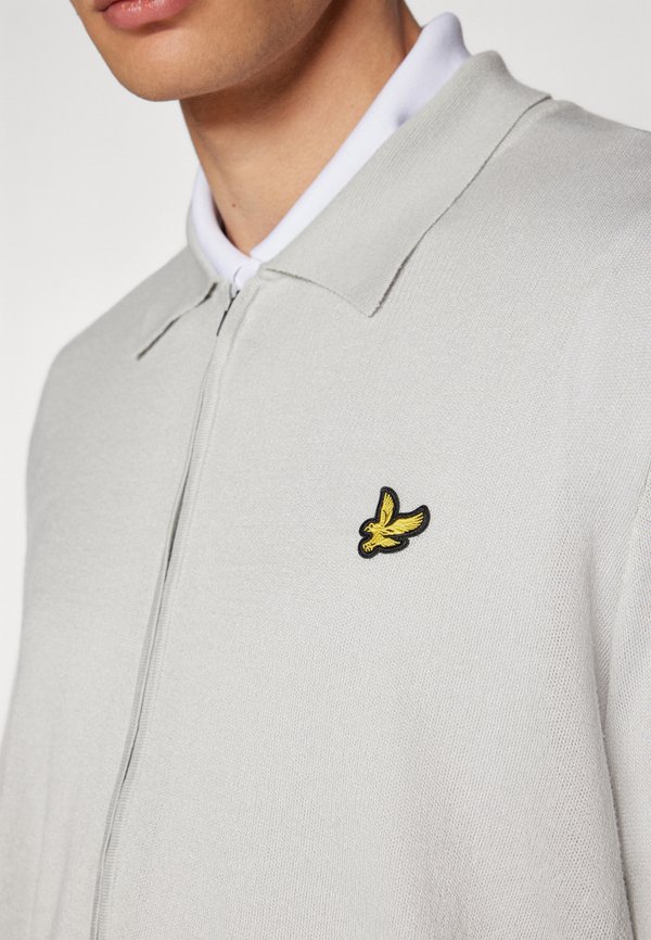 AIRLIGHT COLLARED  - Zip-up sweatshirt - pebble3