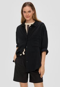 s.Oliver OVERSIZE-LOOK - Pogājama blūze - schwarz